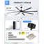 Ventilateur de plafond 84/96 pouces avec lumières et télécommande, avec 8 pales en aluminium, fonctionne avec Alexa-1684958071-1682457887