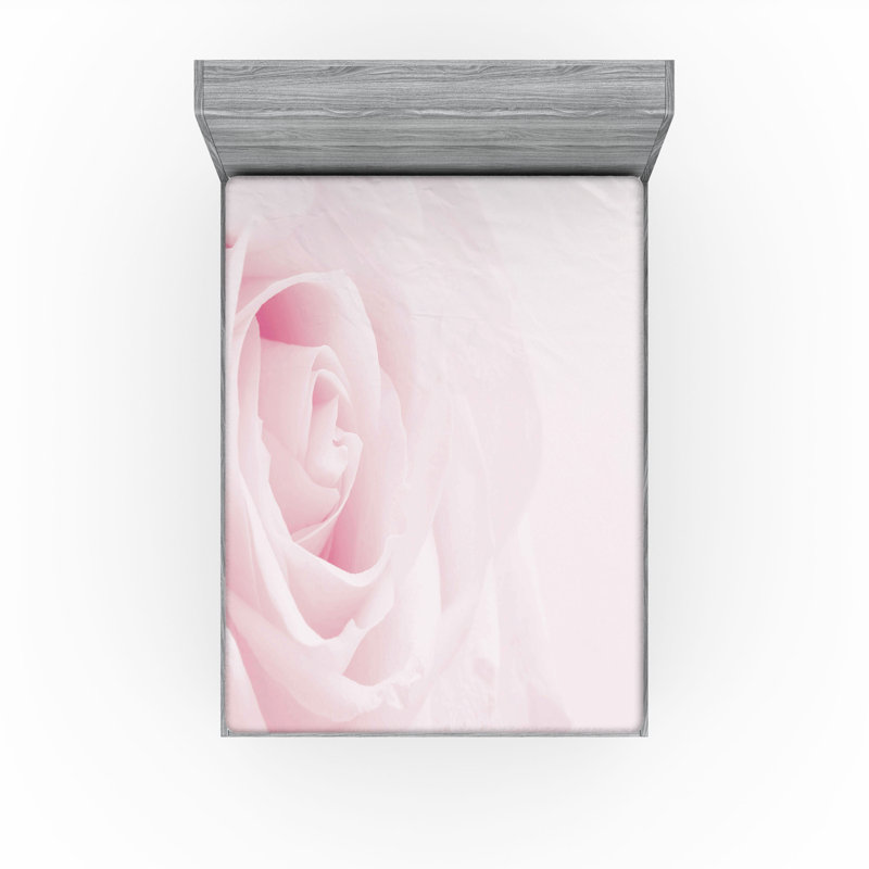 Ensemble de 2 draps-housse Ambesonne Rose, Drap-housse de taille double