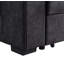 Canapé-lit modulaire réversible en tissu tissé l 95 po avec porte-gobelet de rangement et poches-1027380635