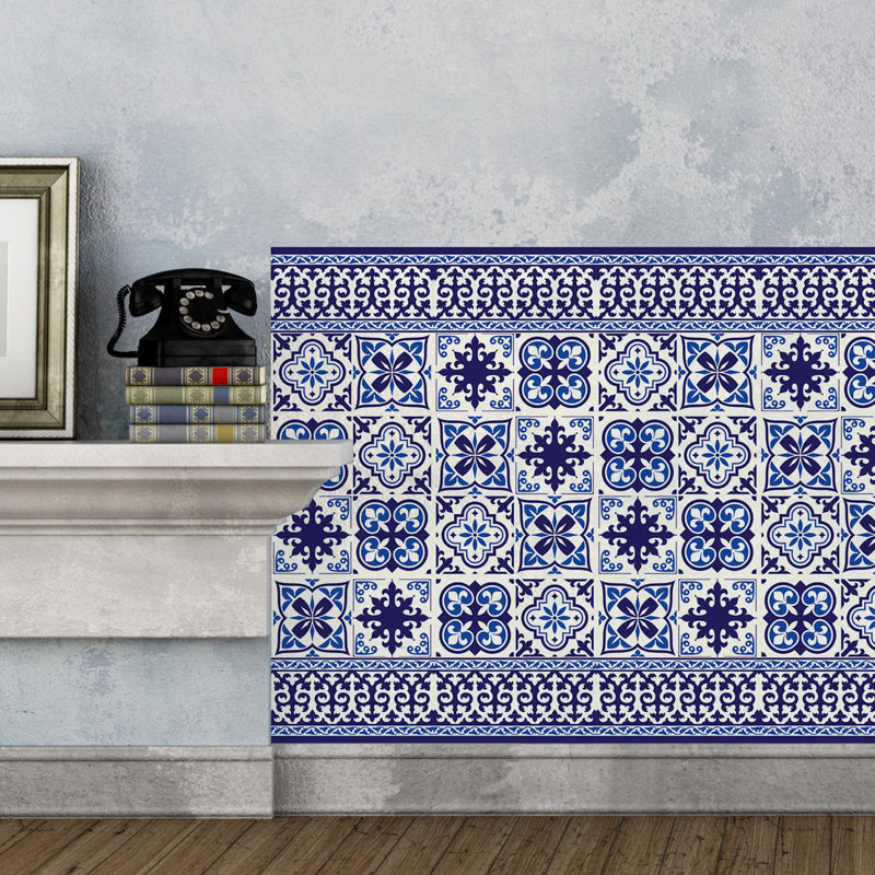 20cm W x 20cm L PVC Peel and Stick Mosaic Tile