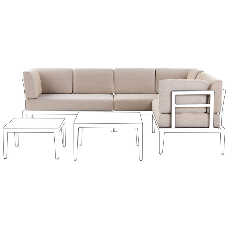 Outdoor Cushion Cover Set RIMA III, Beige