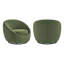 Fauteuil d'appoint pivotant rembourré-612942839