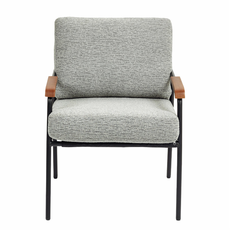 Chaise longue confortable avec une fabrication robuste et une conception polyvalente, Grey