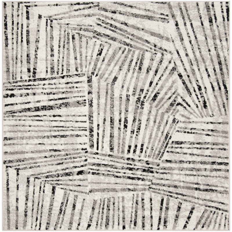 Cosner Skyler Performance Geometric Rug, Square 6'7"