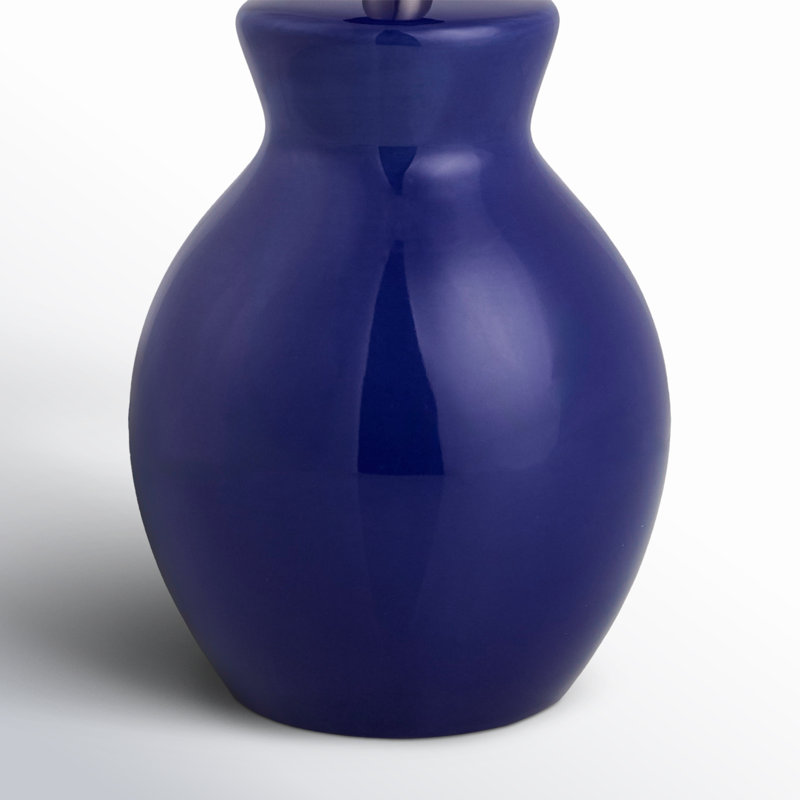 Lampe Momsen, H 15 po x l 8 po x P 8 po, Naturel, Navy