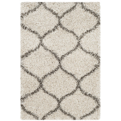 Girault Geometric Shag Area Rug