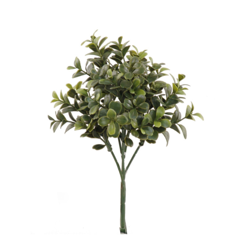 10 inch Green Foliage Plant, Faux Plant for Floor and Tabletop Decor