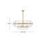 Grand lustre cylindrique à neuf lumières Lillia
