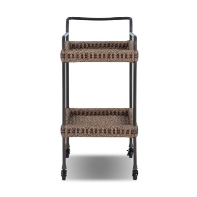 Landi Metal Bar Cart with Wheels