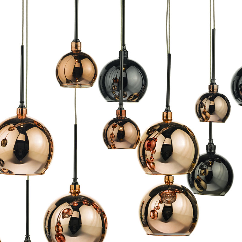 Burhanuddin 15 - Light Copper/Bronze Cluster Pendant