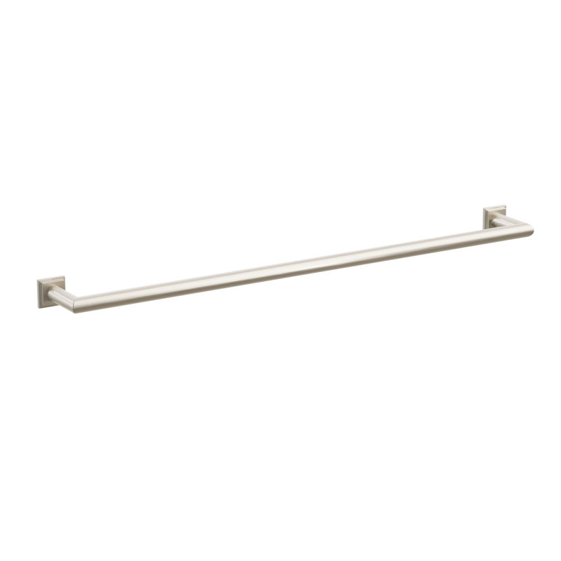 Barre à serviettes Emtek, H 1,625 po x l 31,625 po x P 3,25 po, Nickel satiné