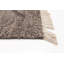 Tapis gris abstrait en laine noué à la main 5 pi 3 po x 8 pi Abstract