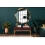 Huldar Glass Flat Wall Mirror