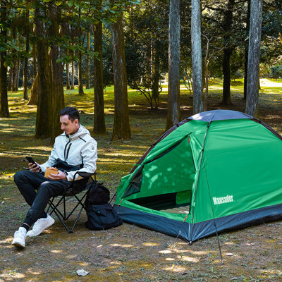 Tente de camping légère pour 2 personnes avec sac de transport