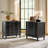 Sessoms Coastal Traditional 3-Drawer Curved End Table with Pull-out Shelf and Simple Assembly and Charging Station-282496732