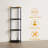 4-Tier 43.5" Corner Bookshelf, Open Shelves for Display and Storage-393970482