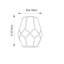 Dupras 19cm Glass Oval Pendant Shade