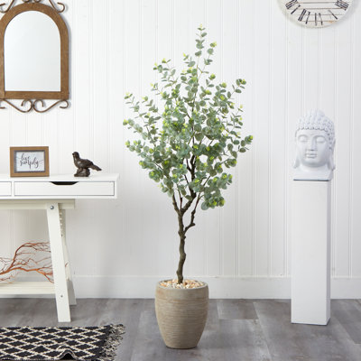 Eucalyptus artificiel en pot