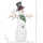 The Holiday Aisle® LED Indoor Outdoor Snowman Holiday Decoration ...