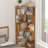 6 Tier Freestanding L-Shaped Corner Bookshelf For Living Room, Bedroom, Wooden Bookcase With Anti-Drop Panle And Anti Tipping Device, Display Shelf Open Storage Rack Organizer For Home Office-1883070022