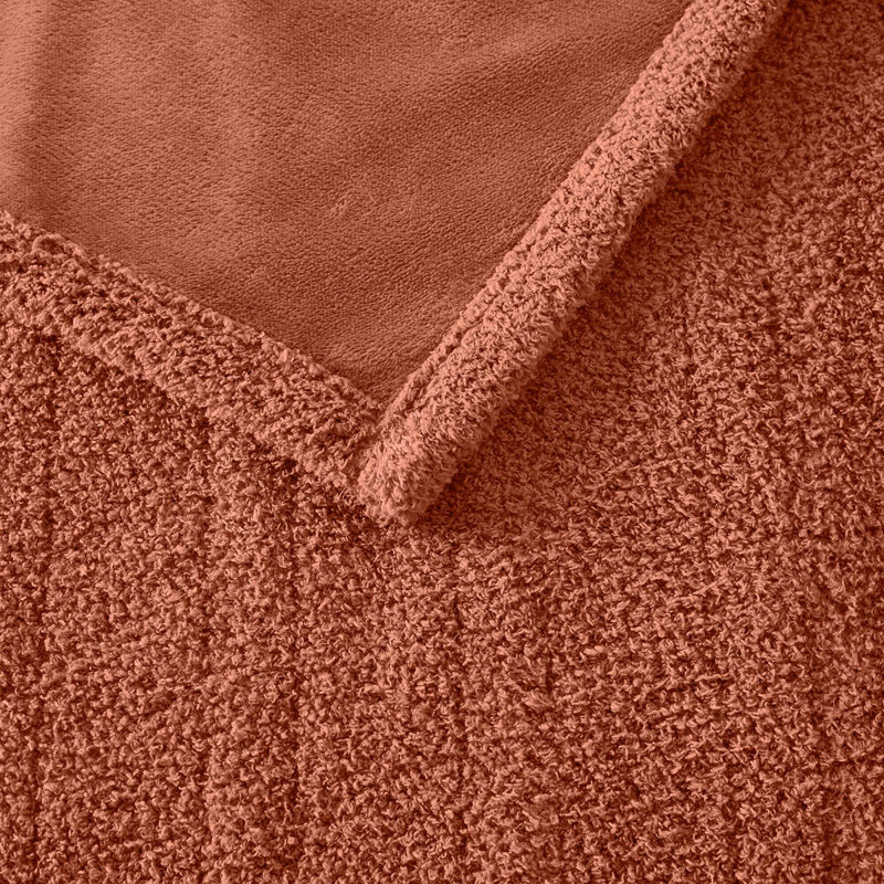 1 PCS Twin Blanket Rust, Rust, Twin
