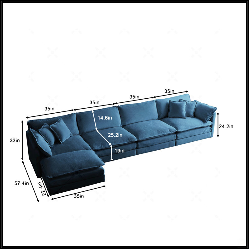 Canapé modulaire modulaire