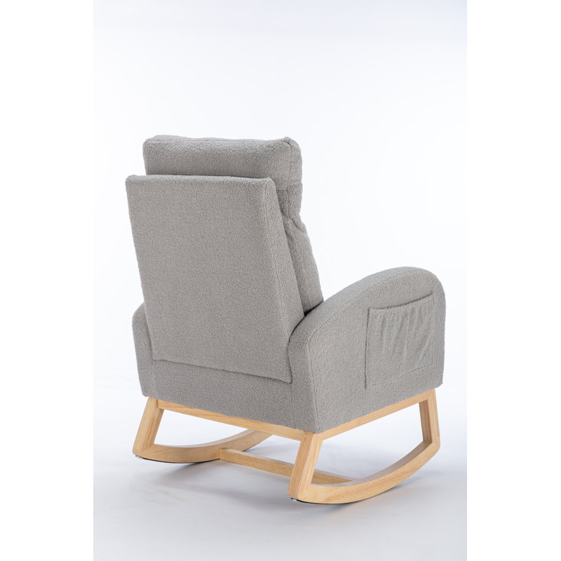 Rocking Chair, Light Grey