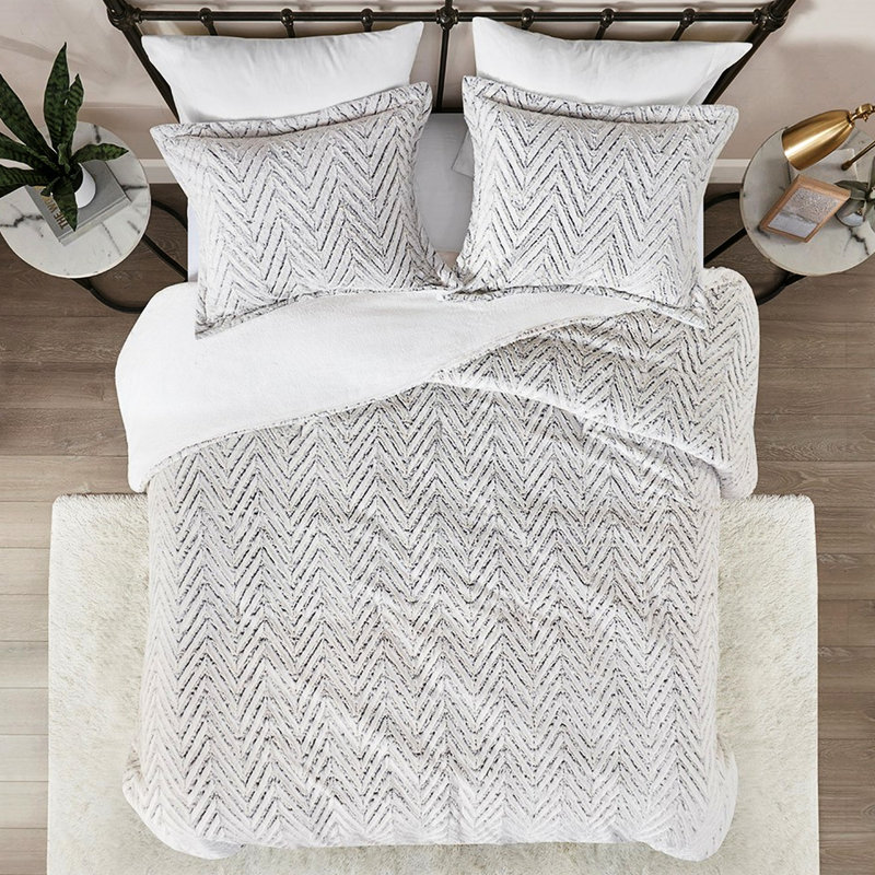 Édredon simple / simple TG Fausse fourrure ultra douce. Motif. Rembourrage en duvet synthétique. Lavable à la machine sans tracas ni stress. Po Devant en fourrure. Facile à nettoyer.