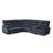 114 " Wide Power Reclining Sectional with Power USB Charging-1206982340