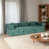 Chenille vert foncé
