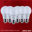 9 Watt A19 LED 27K/3K/35K/4K/5K CCT Selectable Medium Base White Finish 120 Volt