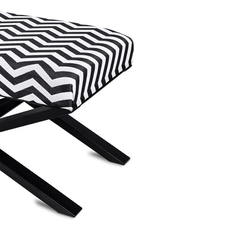 Ellwyn Velvet Upholstered Bench, H40 x W100 x D30cm