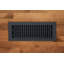 Madelyn Carter Solid Aluminum Contemporary Vent Cover with Damper - Floor & Wall Register - Black-65530791-65530787