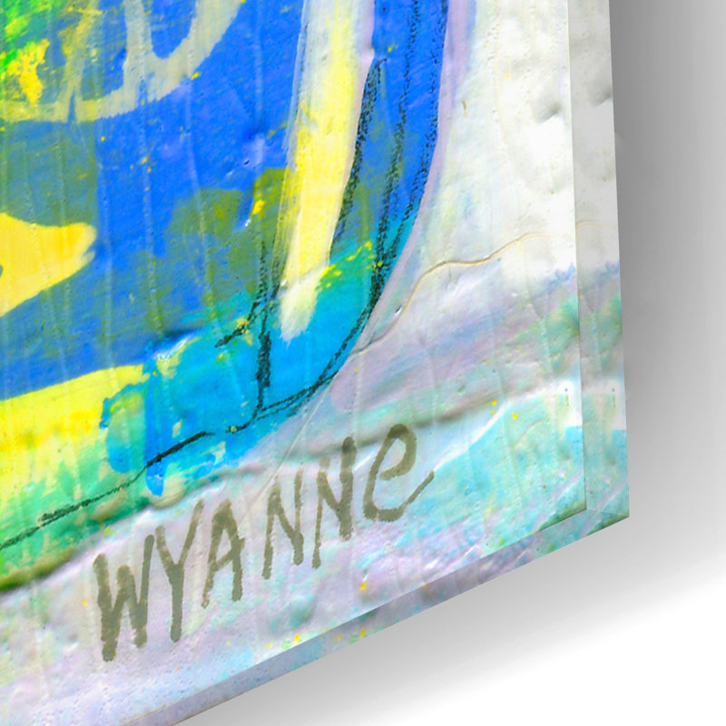 «Calico Cat» par Wyanne, acrylique, H 16 po x l 12 po x P 0,13 po