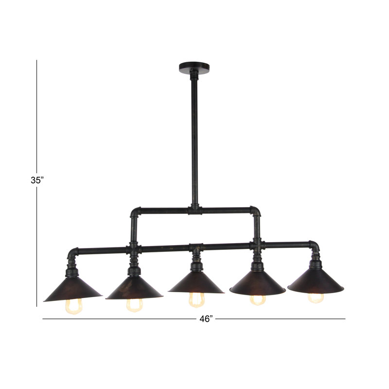 Hodgin 5 - Light Kitchen Island Pendant