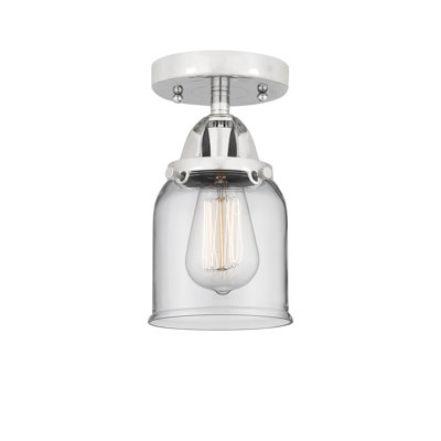 Glass Semi Flush Mount