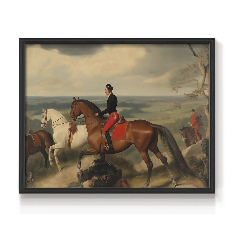 Abstract Nautical Series-CC -Framed Print - Restickable, 8" H x 10" W, Black