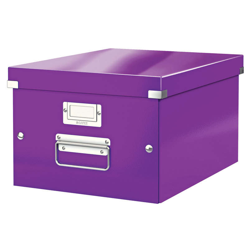 Leitz Decorative Bin, 28.1cm H x 20cm W x 37cm D, Purple