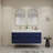 59" Wall-Mounted Double Bathroom Vanity Set-70381286