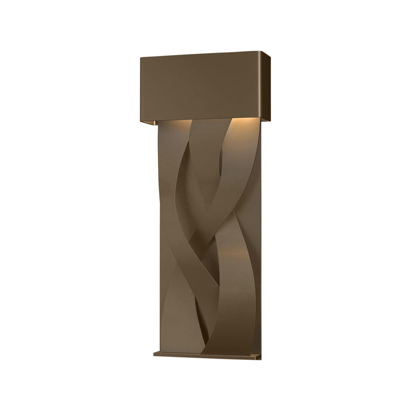 Tress Outdoor Flush Mount, 22.9" H x 9.5" W x 3.7" D, Coastal Bronze