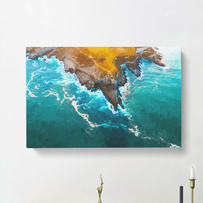 Coast of Santander in Austria - Wrapped Canvas