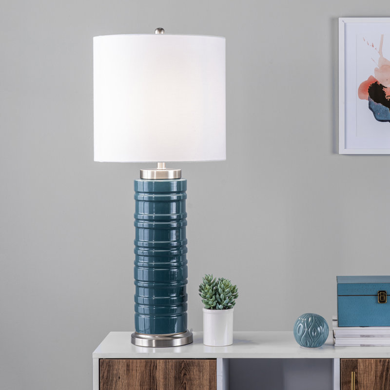 Lampe de table bleue 35,5 po Sightrygg