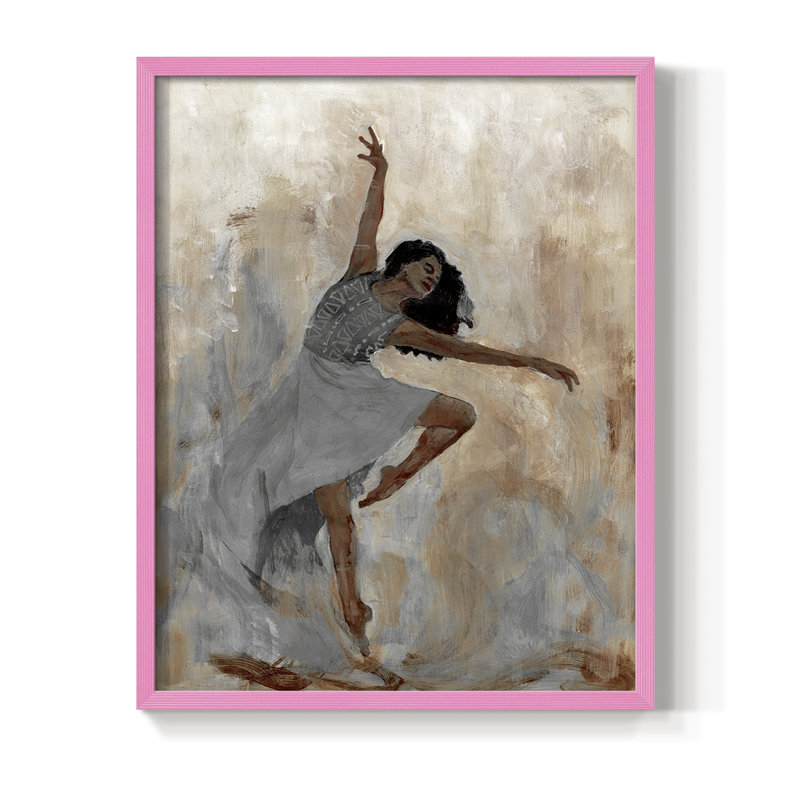 «Beautiful Dancer II», H 30 po x l 24 po, Rose