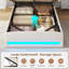 90x190 cm Single Bed with Hydraulic Storage and Charging Station Upholstered Storage Headboard, Space-saving-507162032-505579973