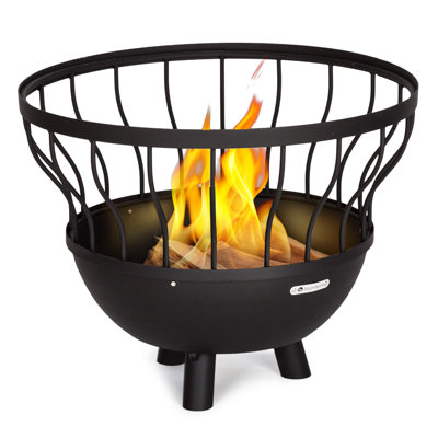 Circle Charcoal and Wood Burning Fire Pit