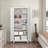 75" Metal Storage Cabinet With Doors And Shelves, White Kitchen Pantry Cabinet, 6-tier Freestanding Tall Storage Cabinet For Garage, Office, Bathroom, Laundry Room, Dining Room-905493744