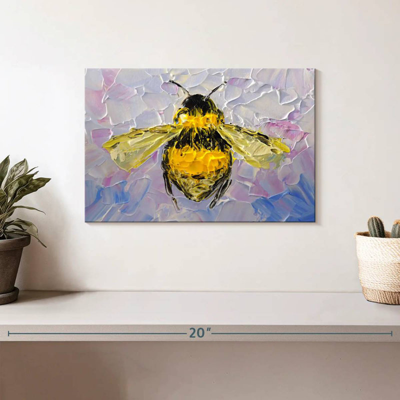 Brampt Abstract Bee, 8" H x 12" W
