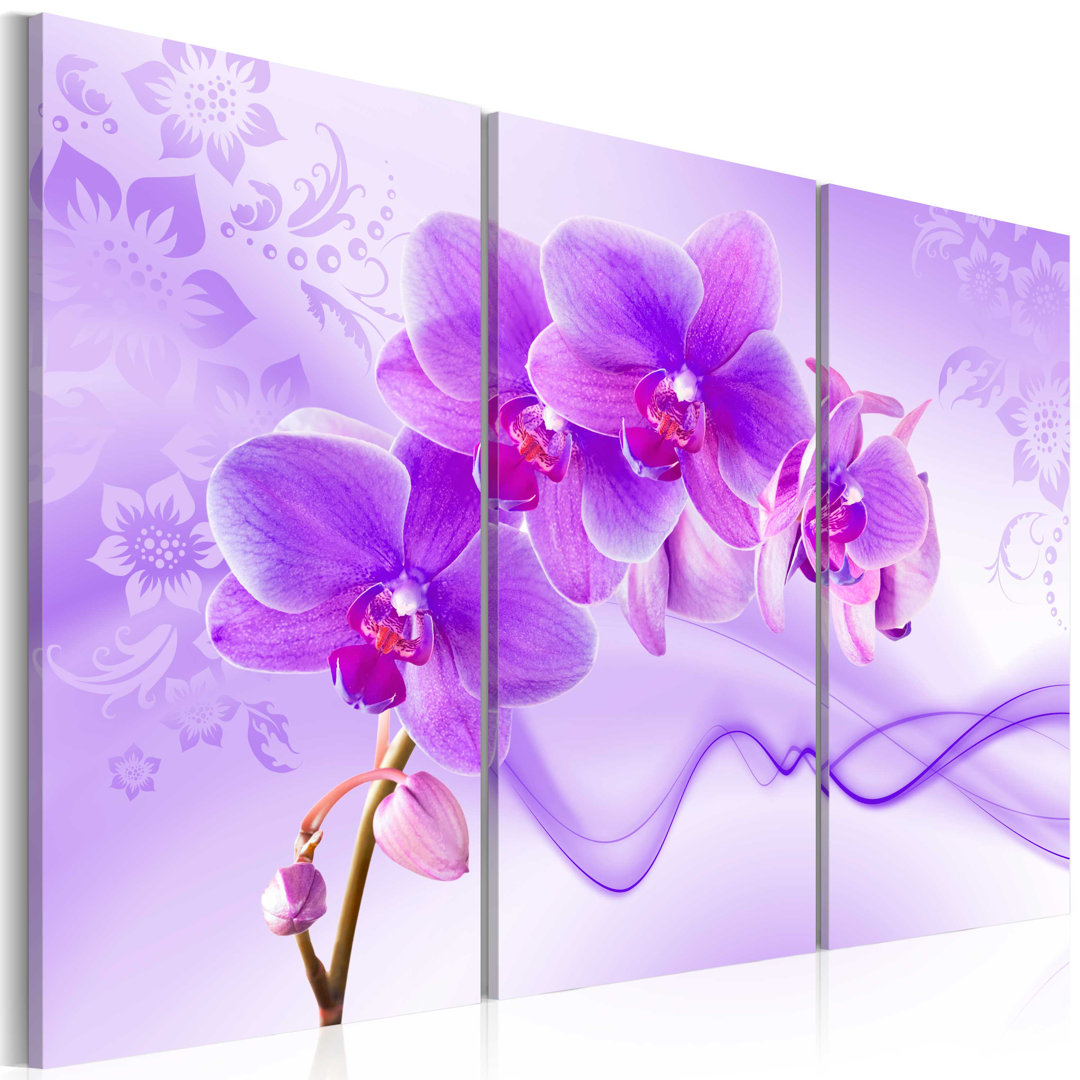 Leinwandbild - Ethereal Orchid - Violet