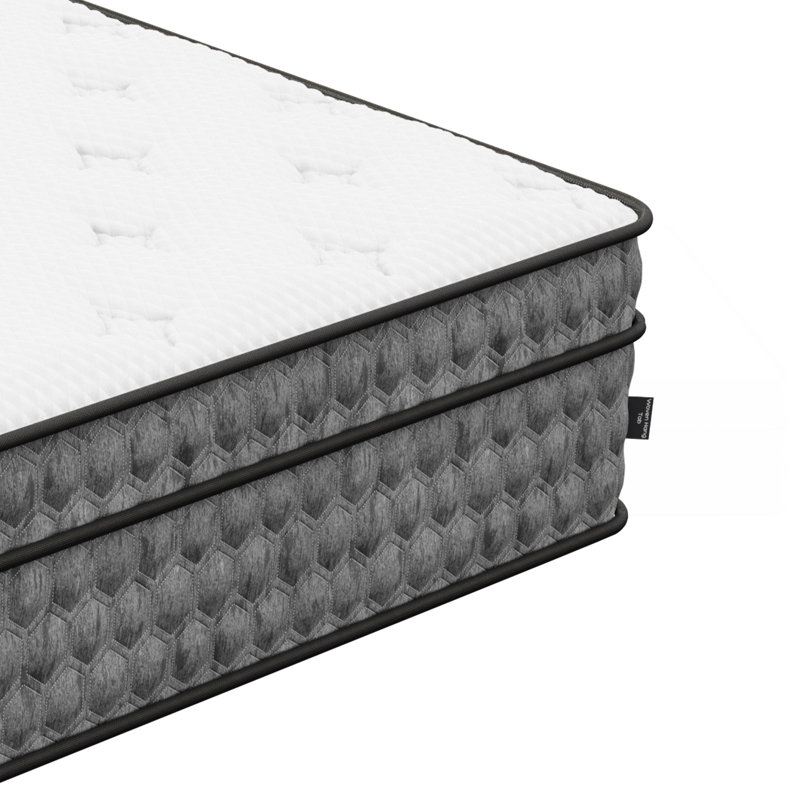 Matelas simple simple TG avec gel frais moyen de 11 po blanc, Très grand simple