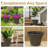 Pepinn 20" x 20" x 14.75" Round Sable Polyresin Outdoor Planter Pot-593275901-661629362